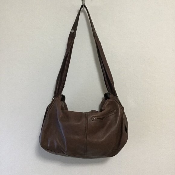 B Makowsky Genuine Leather Hobo Bag - Picture 3 of 13